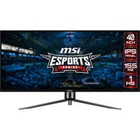MSI MAG401QR, 40&quot;, 155Hz, 3440x1440 (UWQHD), IPS, Flat, 21:9, VESA DisplayHDR 400, Adaptive Sync, KVM, Gaming Intelligence APP, Night Vision, 2x HDMI, DP, 1 x Type-C (DP alt. with PD 65W), 2 x US
