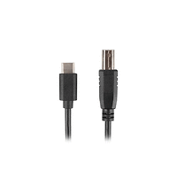 Кабел, Lanberg USB-C (M) -> USB-B (M) 2.0 ferrite cable 3m, black