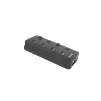 USB хъб, Natec USB 3.0 Hub Mantis 2 4-Port On/Off With AC Adapter