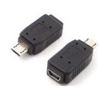 Преходник Micro USB M към Mini USB F