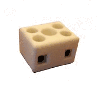 Лустер клема 2P, 6 мм2, КЕРАМИКА