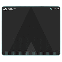 Asus ROG Hone Ace Aim Lab Edition Gaming Mouse Pad, 508 X 420 x 3 mm, Large Size, Soft, Hybrid Cloth Material, Non-Slip Rubber Base, Esports &amp; FPS Gaming,Black