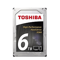 Хард диск TOSHIBA X300, 6TB, 7200rpm, 128MB, SATA 3, HDWE160UZSVA