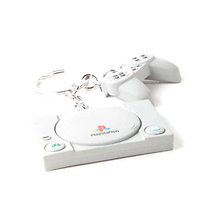 Ключодържател Playstation - Console &amp; Controller 3D Rubber Keychain, Difuzed