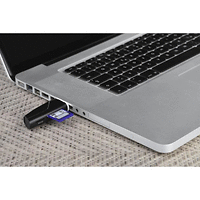 HAMA Четец за карти USB 2.0 Super Speed SD/microSD, черен