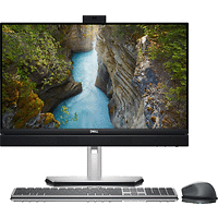 Dell Optiplex 7410 AIO, Intel Core i5-13500T (6+8 Cores/24MB/1.6GHz to 4.6GHz), 23.8&quot; FHD (1920x1080) Touch, 8GB (1x8GB) DDR4, 512GB SSD PCIe M.2, Integrated Graphics, Adj Stand, FHD Camera, WiFi