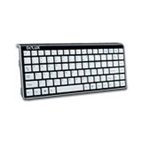 Клавиатура DELUX DLK-1102U USB, Slim, Черен/Бял, С опаковка, 1-pk, Български
