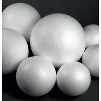 POLYSTYRENE BALL 15cm - Топка от стиропор 150 мм.две части