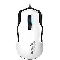 ROCCAT Kova-Pure Performance Gaming Mouse,white,Pro-Optic Sensor R6 with up to 7000dpi with Overdrive Mode,1000Hz polling rate,1ms,20G acceleration,12-bit data channel,50MHz Turbo Core V2 32