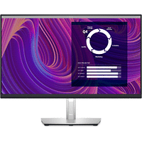 Dell P2423D, 23.8&quot; Wide LED AG IPS Panel, 5ms, 1000:1, 300 cd/m2, 2560x1440, 99% Srgb, HDMI, DP, USB 3.2 Gen 1 hub, ComfortView, Height, Pivot, Swivel, tilt, Black