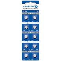 Бутонна алкална батерия EVERACTIVE LR754, LR48, 1,55V,  /цена за 1 бр. батерия/