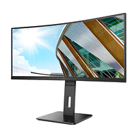 AOC CU34P2A, 34" Curved 1500R, VA, WLED, 3440x1440@100Hz, 4ms GtG, 1ms MPRT, 300cd m/2, 3000:1, 50M:1 DCR, Adaptive Sync, FlickerFree, Low Blue Light , 3Wx2, Tilt, Height Adjust, Swivel, 2xHDMI,