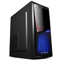 Кутия за настолен компютър Inaza Sys-Pro ATX mid tower черна