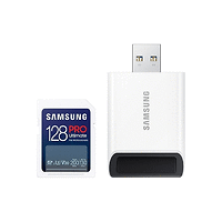 Памет, Samsung 128GB SD Card PRO Ultimate with USB Reader, U3, V30 , Read 200MB/s - Write 130MB/s