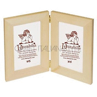 DECORABILIA DOUBLE FRAME - Двойна дървена рамка за снимки 10х15 см.