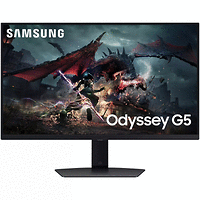 Samsung 27DG500 27&quot; Odyssey G5, IPS, 180Hz, 1 ms GTG, 2560x1440, 350 cd/m2, DP, HDMI, Headphone Jack, Black