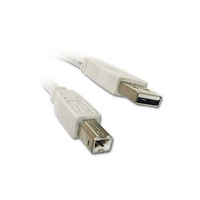 USB 2.0 кабел, тип A-B, 4.5 м, бежов за принтер