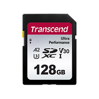 Памет, Transcend 128GB SD Card UHS-I U3 A2 Ultra Performance