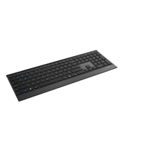 Безжична клавиатура RAPOO E9500M, Multi mode, Bluetooth 3.0/4.0, 2.4Ghz, Черена