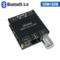 АУДИО УСИЛВАТЕЛ клас  D (USB, Bluetooth, AUX) 2х50W