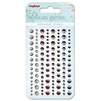  Самозалепващи брилянти ROSE GARDEN SCRAPBERRYS Gems faceted 120pc 