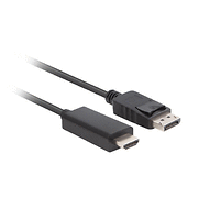 Кабел, Lanberg display port (M) V1.1 -> HDMI (M) cable 1.8m, black