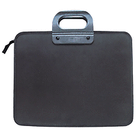 ЧАНТА PVC ПЛЪТНА С 2 ПРЕГ. С ЦИП ЧЕРНА