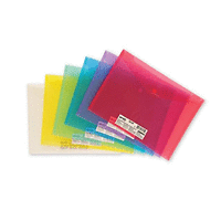 Папка с копче FC 365 x 240 мм, PP прозр.жълта