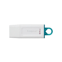 Kingston DataTraveler Exodia 64GB USB 3.2 Gen 1 флаш памет бели