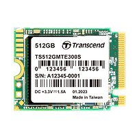 Transcend 512GB, M.2 2230, PCIe Gen3x4, NVMe, 3D TLC, DRAM-less