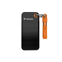 Verbatim Pocket SSD USB 3.2 Gen 2 2TB Black/Orange