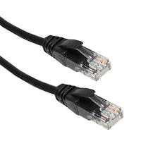 PATCH кабел CAT-5E, U/UTP, Cu, 5 м, ЧЕРЕН