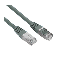 PATCH кабел CAT-5E, SFTP AWG26, 3 м, CCA, СИВ