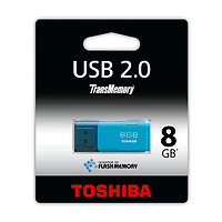 8GB Flash Drive Toshiba TOSHIBA USB HAYABUSA 2.0 Aqua 