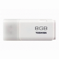 8GB Flash Drive Toshiba  USB U202  White 