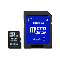 16GB TOSHIBA MICRO SD with Adapter