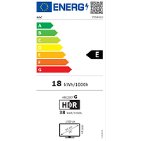 AOC 25G4SXU, 24.5&quot; Fast IPS WLED, 1920x1080@300Hz/310Hz, 1ms GtG, 0.3ms MPRT, 1000:1, 80M:1 DCR, Adaptive Sync, FlickerFree, Low Blue Light, Tilt, Height Adjust, Pivot, Swivel, 2xHDMI, DP, USB hu