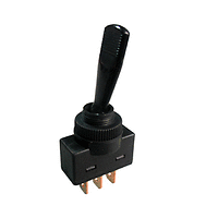 Превключвател с PVC лост М12, 3P ON-OFF-ON, 20A/12VDC