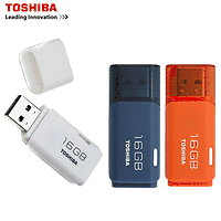 16GB Flash Drive Toshiba TOSHIBA USB HAYABUSA 2.0 Blue