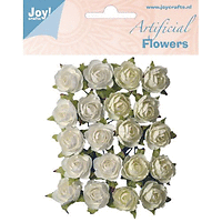 Деко цветя 20 бр., Бяло/Крем Joy Artificial Flowers 