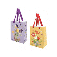 Торбичка подаръчна 26x12x32 см, картон 210 г/м2, Floral