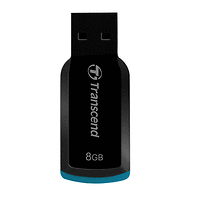 Флаш памет Transcend  8GB JetFlash 360 Hi-Speed USB 2.0, Light Blue