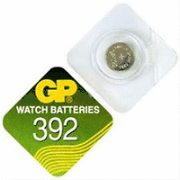 Бутонна батерия сребърна SR-41 SW /392/ AG3 1.55V GP