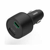 Зарядно за кола HAMA, USB-C, USB-A, (PD)/QC, 32W, Черно