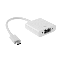 Преходник USB Type-C към VGA, Бял
