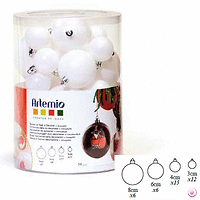 Artemio - Бяла топка цена за 1 бр топка ф8см