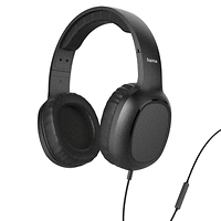 HAMA Слушалки с микрофон "Fun II", On-Ear Stereo Headphones,black