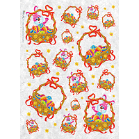 Оризова декупажна хартия - A4  KALit  RISO, Italy