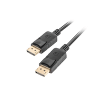 Кабел, Lanberg displayport M/M cable 19 pin v1.2 0.5m 4k black