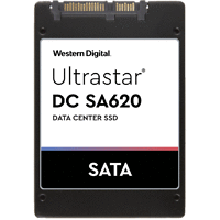 SSD WD Ultrastar DC SA620 960GB 2.5  SATA III DATA CENTER SSD for Cloud and Hyperscale Data Centers 15nm MLC NAND, RI-0.6DW/D ISE, read-write: up to 512, 445, Random read-write: up to 76 000